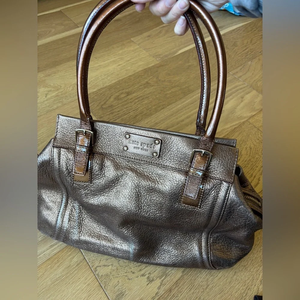 Kate Spade New york metallic gold shoulder bag